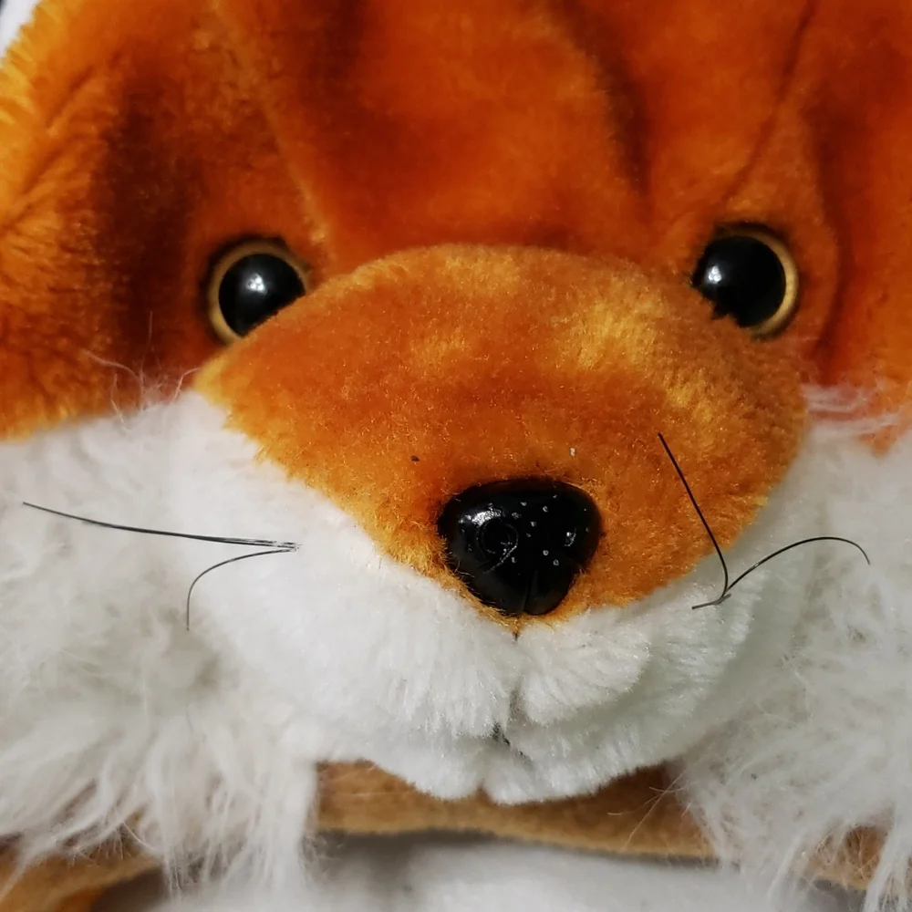 FOX head, ears, hands warm beanie